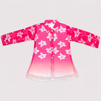 Girls Pink Ombre Digital Printed Chiffon 3 Piece Suit | Lamtar Kids