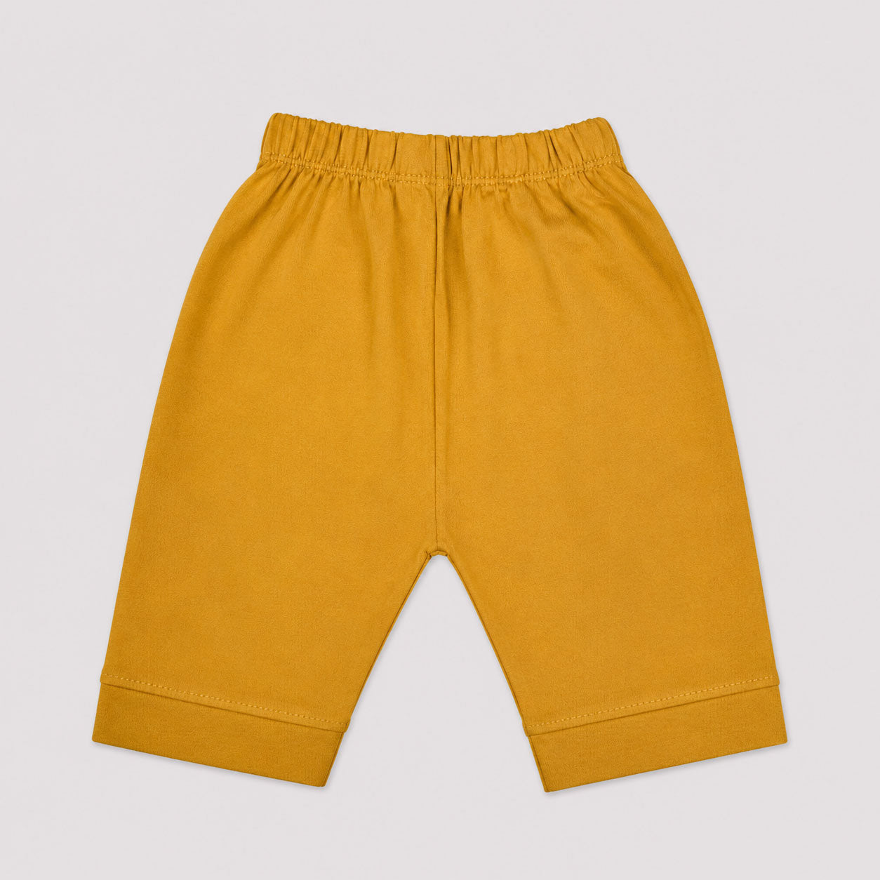 Boys Mustard Jersey 2 Piece Summer Outfit | Soft Printed T-Shirt & Shorts | 1–4 Years | Lamtar Kids