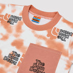 Boys Jersey Printed Short Suit – Peach White | Lamtar Kids