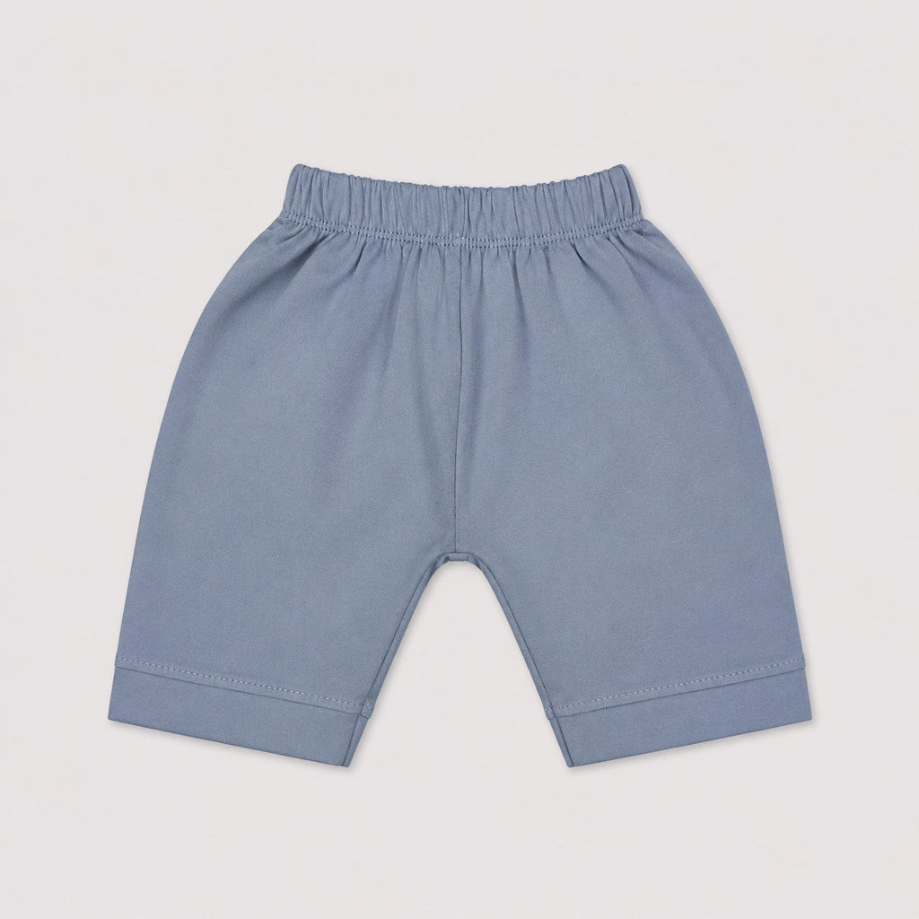 Boys Gray White Printed Short Suit – Kids Casual Wear | Lamtar Kids