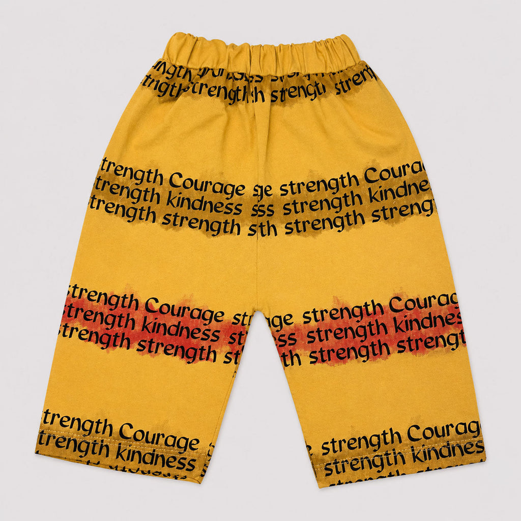 Boys Jersey Strength Short Suit – Mustard | Lamtar Kids