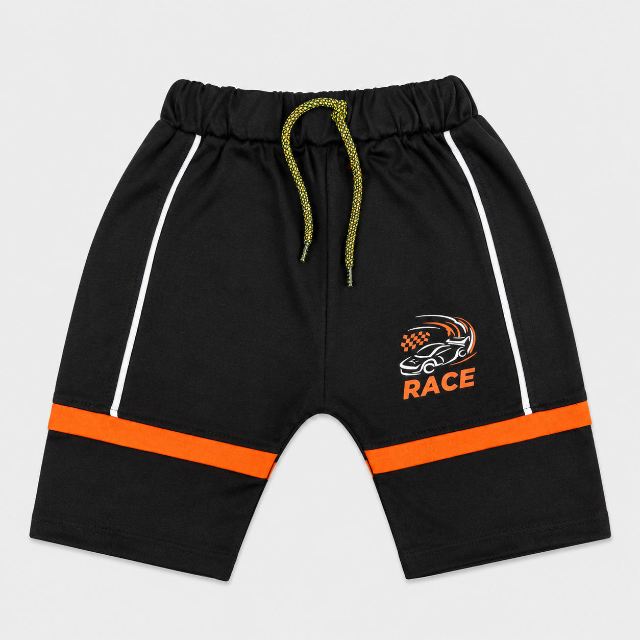 Boys Action Force Racer Jersey T-Shirt & Shorts 2 Piece Set (1-4 Years)