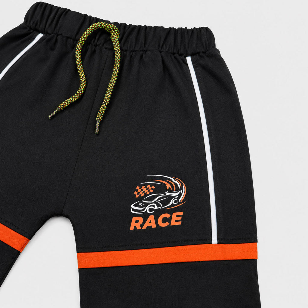 Boys Action Force Racer Jersey T-Shirt & Shorts 2 Piece Set (1-4 Years)
