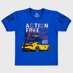 Boys Action Force Racer Jersey T-Shirt & Shorts 2 Piece Set (1-4 Years)