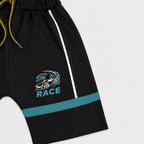 Boys Action Force Racer Jersey T-Shirt & Shorts 2 Piece Set (1-4 Years)