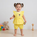 BABY GIRL 2-PIECE CHECKERED FINE JERSEY OUTFIT (1-2 YEARS) - AVAILABLE IN 2 COLORS