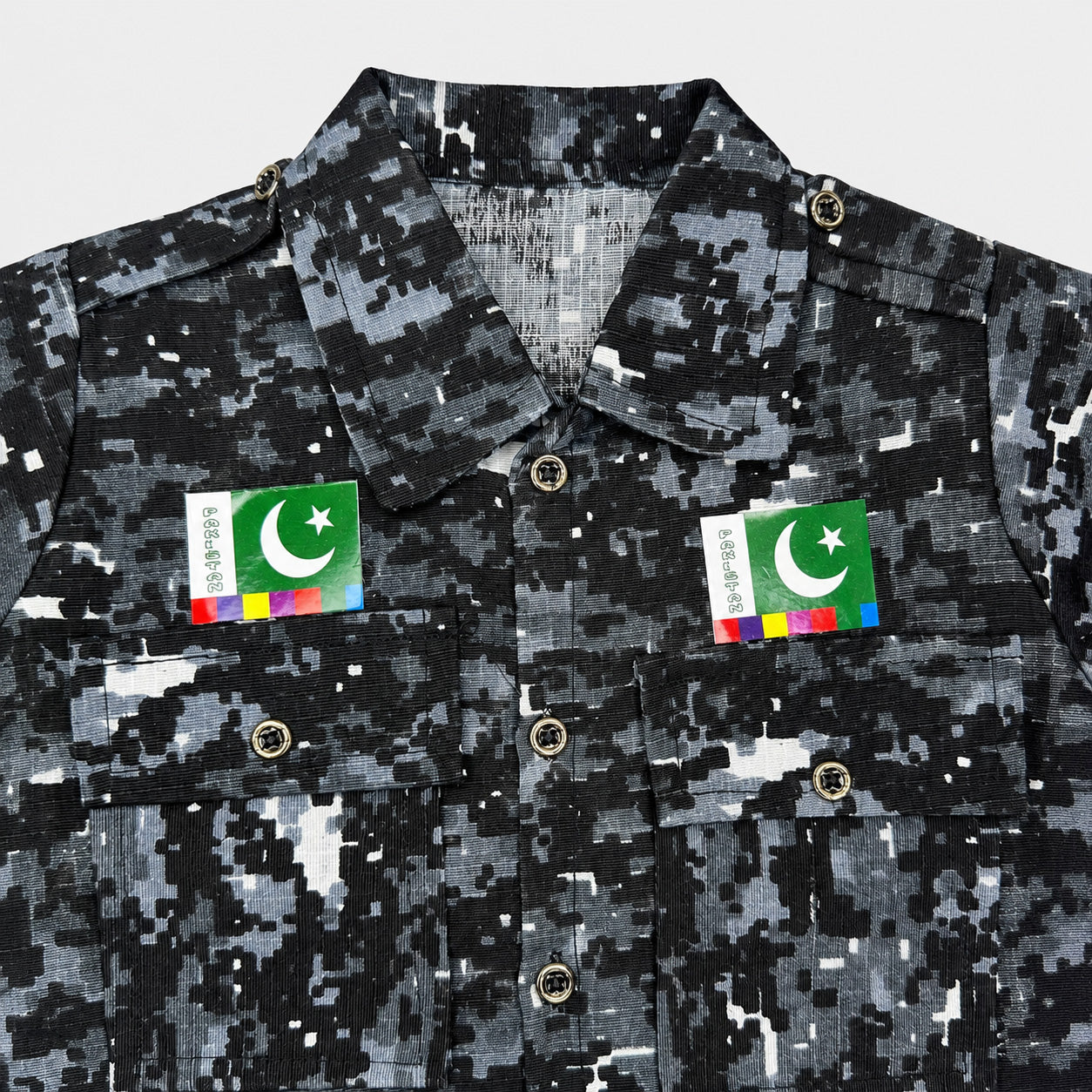 Boys Cotton Commando Suit 1-4 Years – Army Camouflage Shirt, Trouser & Cap Set