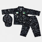 Boys Cotton Commando Suit 1-4 Years – Army Camouflage Shirt, Trouser & Cap Set