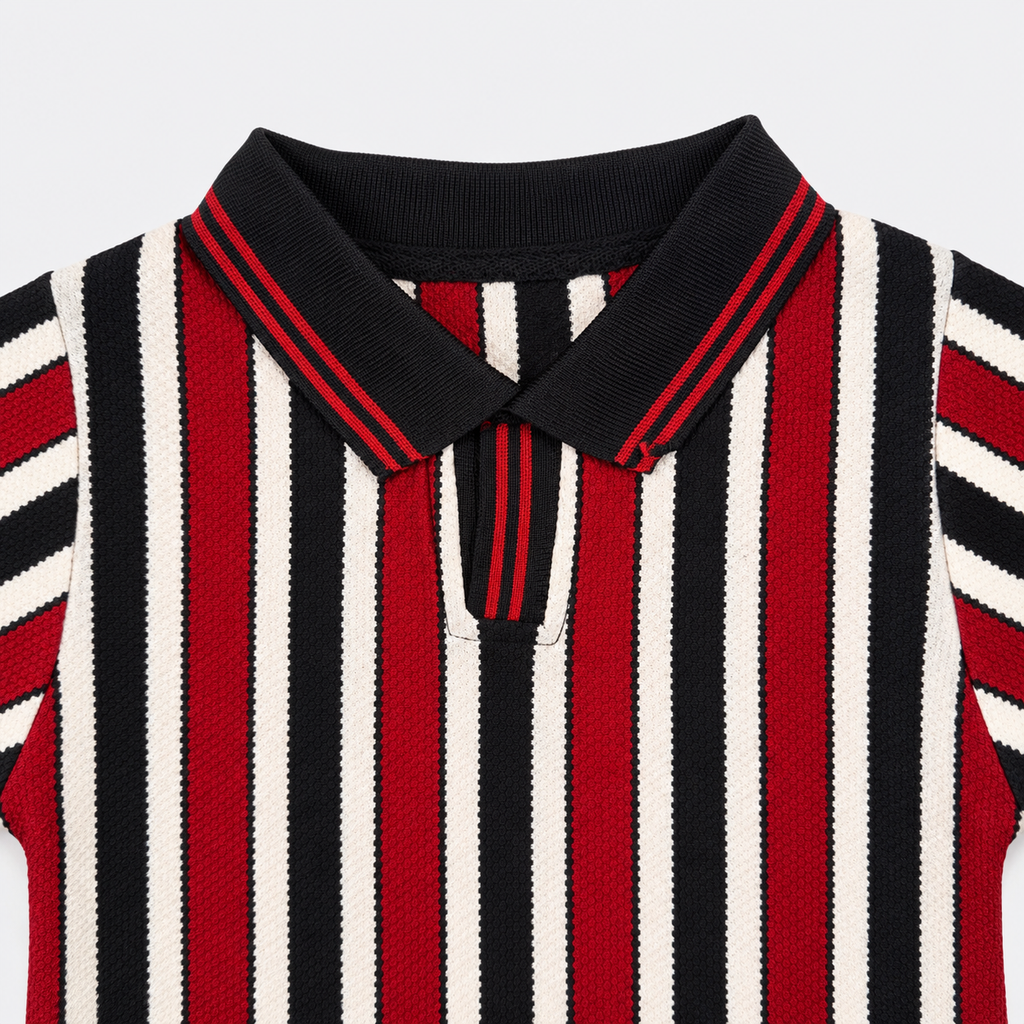 Boys Striped Polo Shirt