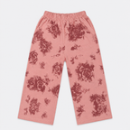 Girls Imported Jersey 2-Piece Suit – Rose Printed