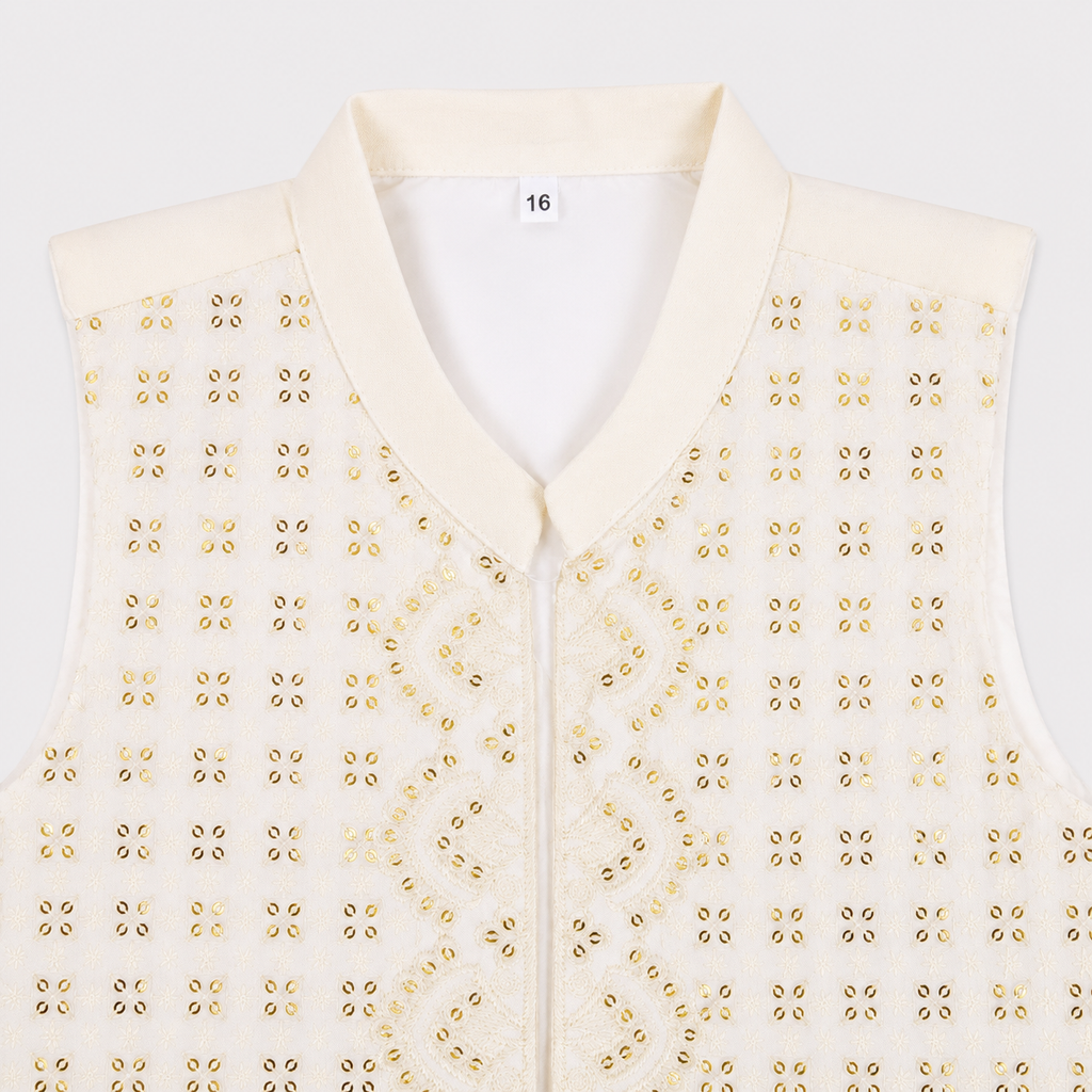 Boys Embroidered Waistcoat Shalwar Kameez | Premium Eid & Party Wear