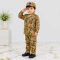 Boys Cotton Commando Suit 1-4 Years – Army Camouflage Shirt, Trouser & Cap Set