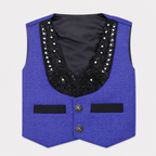 Boys 4-Piece Premium Waistcoat Suit for Kids | Shirt, Waistcoat, Pant & Bow Tie