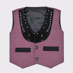Boys 4-Piece Premium Waistcoat Suit for Kids | Shirt, Waistcoat, Pant & Bow Tie