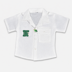 Boys White Independence Day 2 Piece Suit With Pakistan Flag Pendant – 1-4 Years