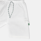 Boys White Independence Day 2 Piece Outfit With Pakistan Pendant – 1-4 Years