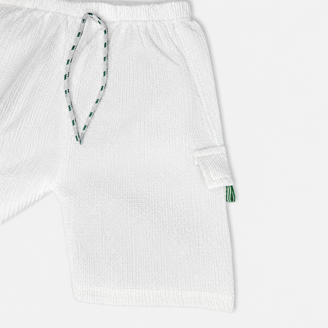 Boys White Independence Day 2 Piece Outfit With Pakistan Pendant – 1-4 Years