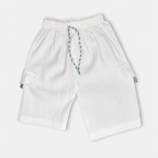 Boys White Independence Day 2 Piece Suit With Pakistan Flag Pendant – 1-4 Years