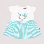 Cute Bunny Print Soft Cotton 2 Piece Outfit for Baby Girls | Lamtar kids