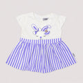 Baby Girls Purple Bunny Soft Cotton 2 Piece Summer Dress Set | Lamtar Kids